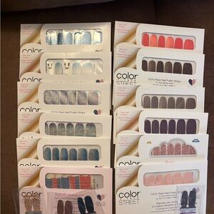 Color Street Nail Strips - lot of 12